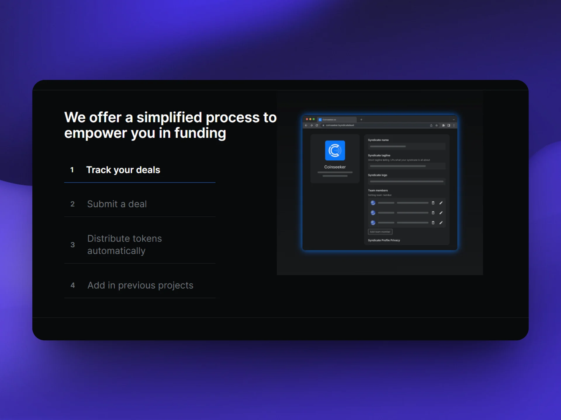 Coinseeker results and metrics