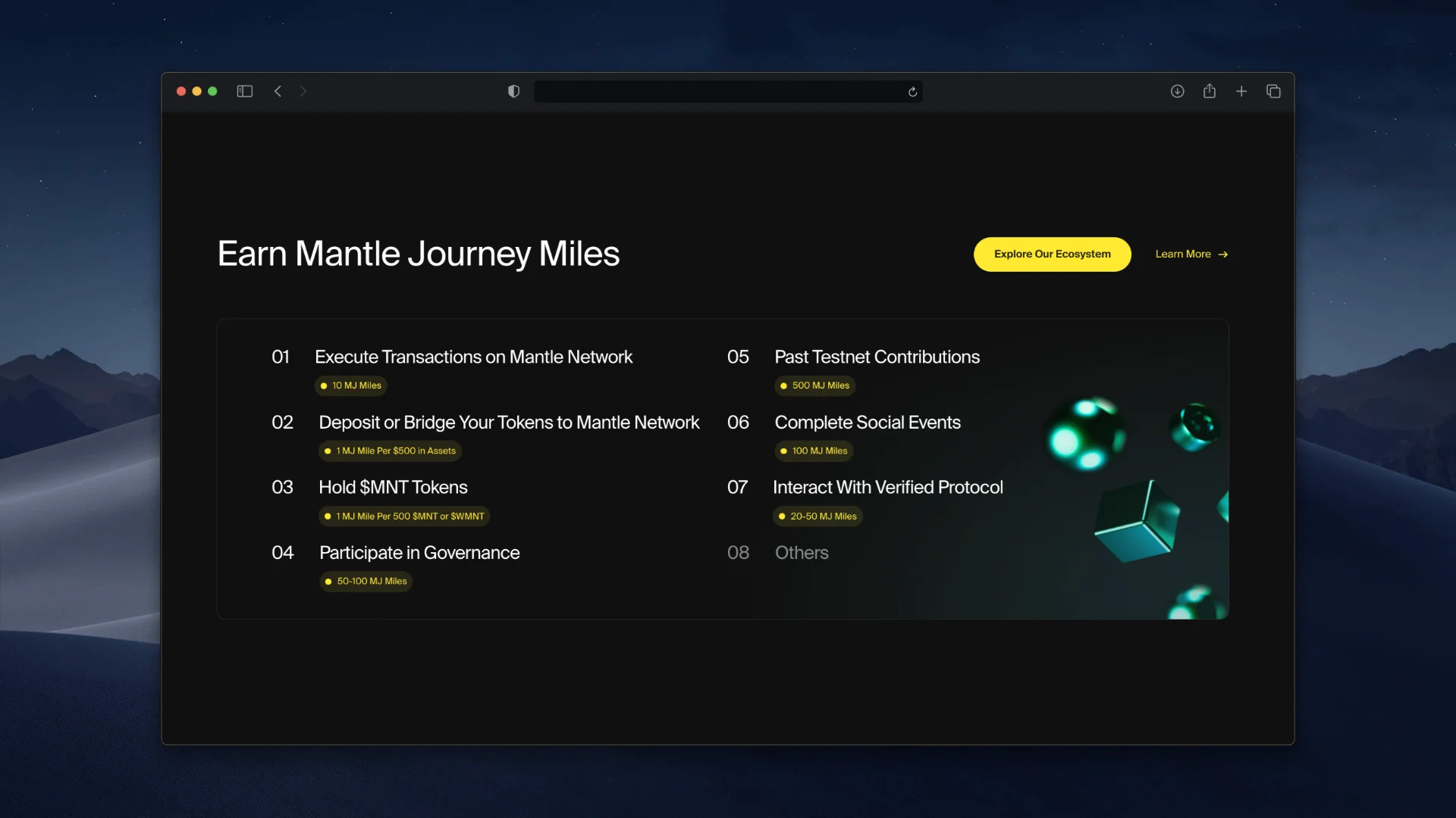 Mantle Journey UX and identity